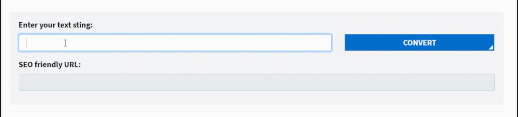 Online Slug Tool Generator Demo