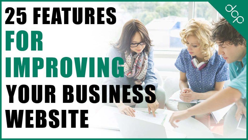25 website features which can improve your business website