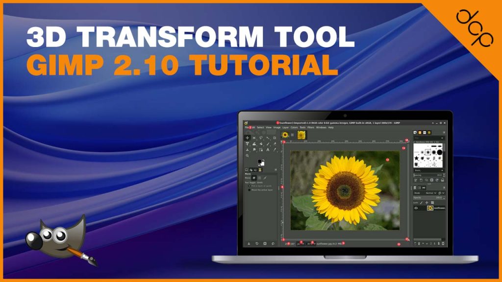 3D Transform Tool GIMP 2.10 Tutorial