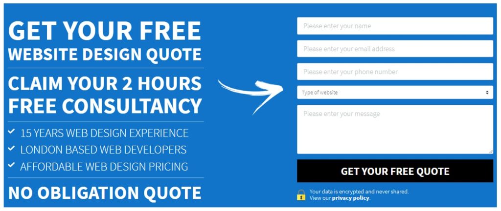 Website form processing