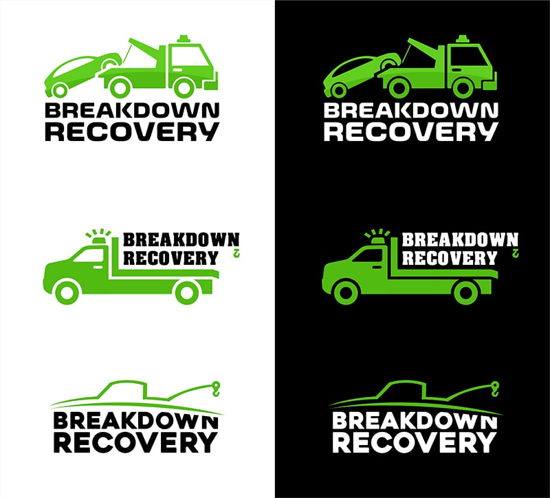 breakdown recovery logo designs