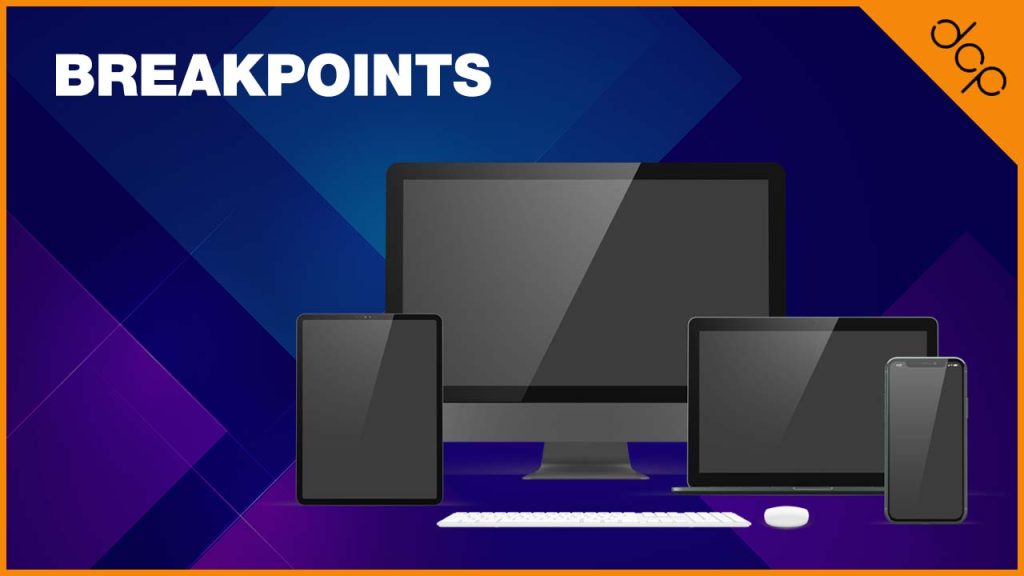 Breakpoints for Responsive Website Design - Infographic