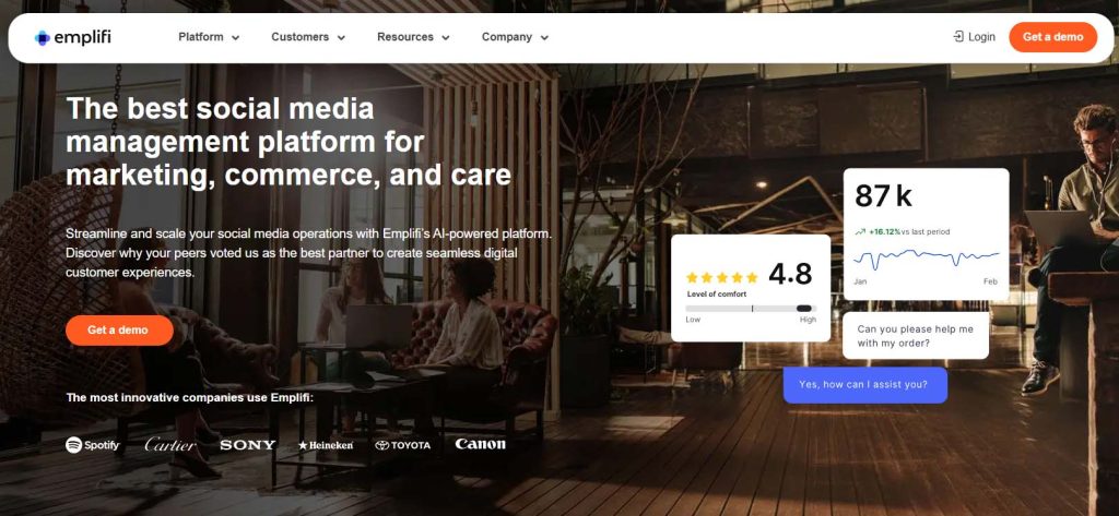 Emplifi is a UGC marketing platform that enables brands to source content from customers, influencers, and fans