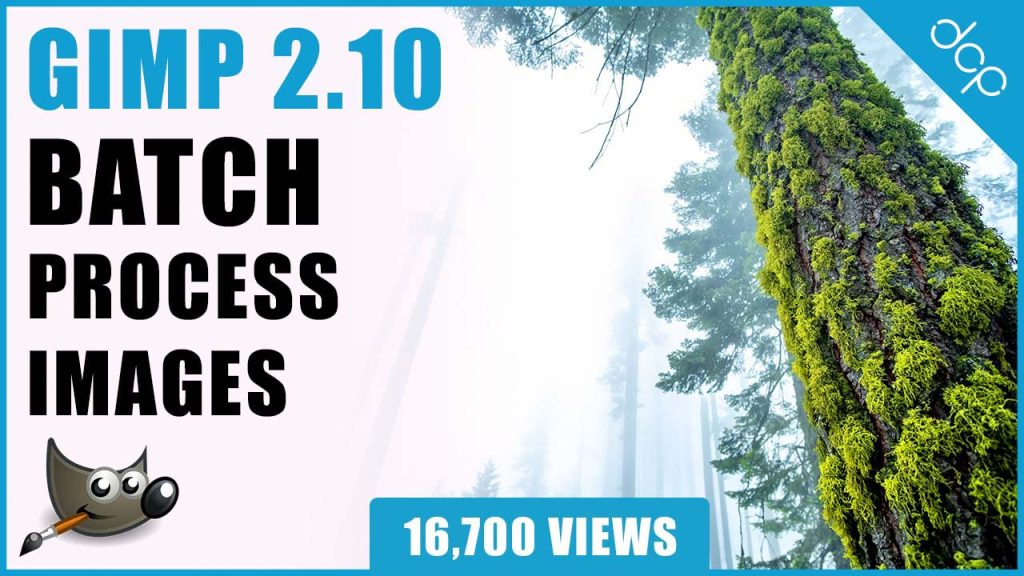 GIMP 2.10 Tutorial - How batch process images