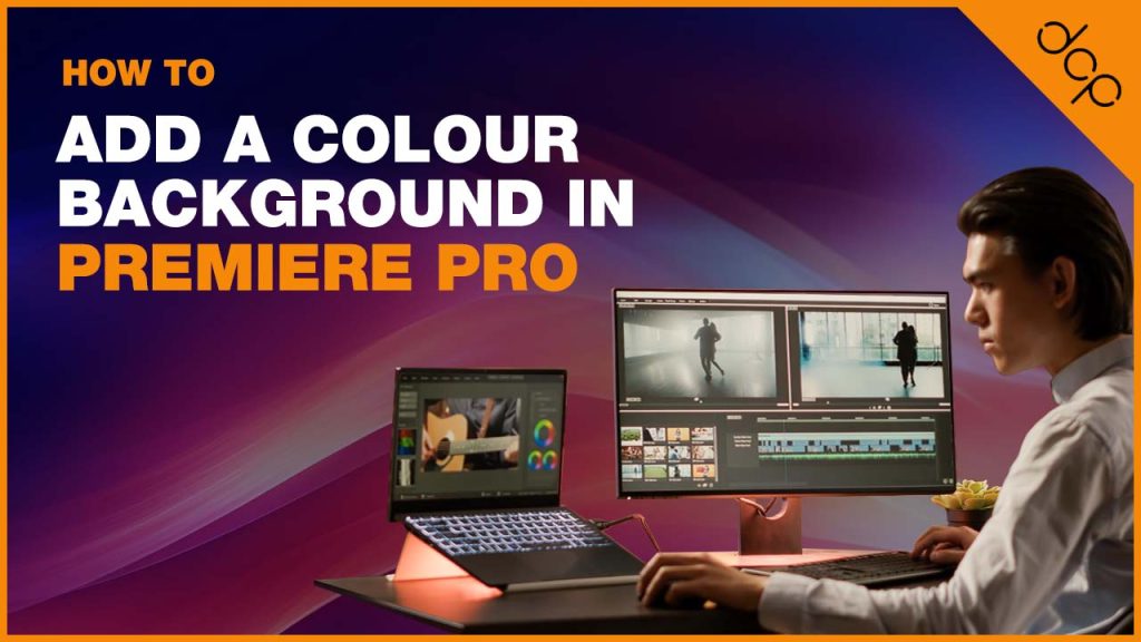How to add a colour background in Premiere Pro