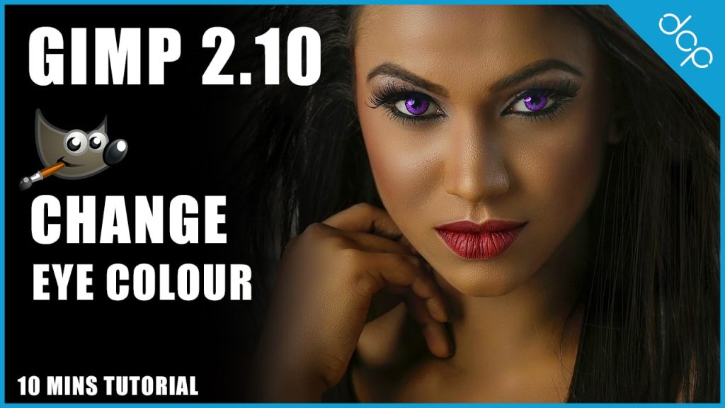 How to change eye colour using GIMP 2.10