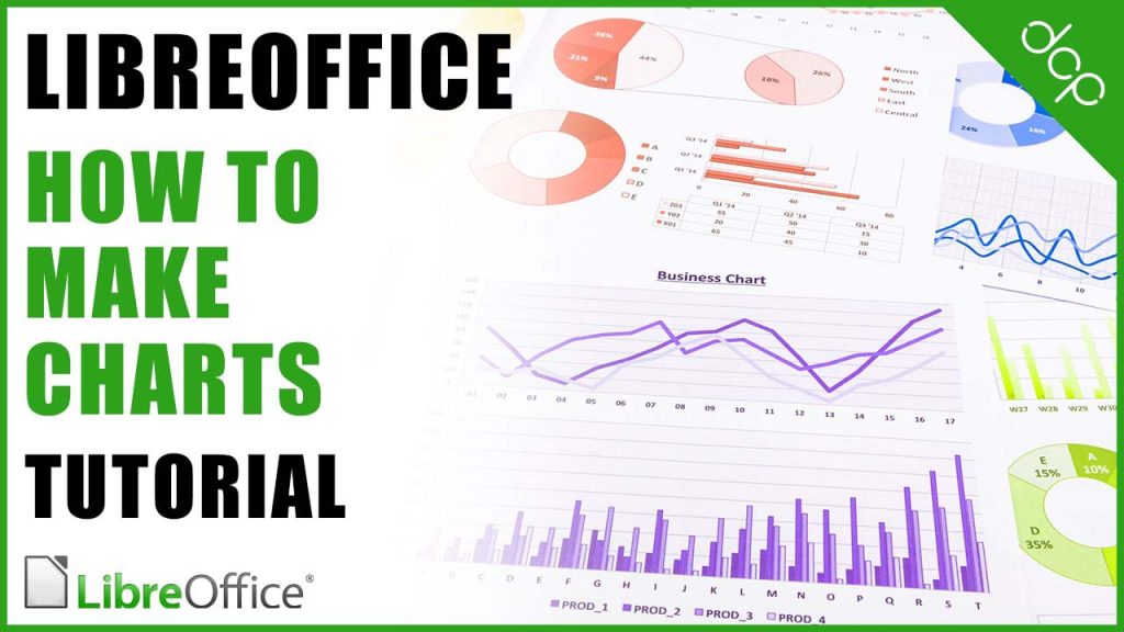 How to create charts using Libre Office Calc