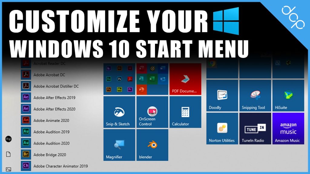 How to Customise Your Start Menu in Windows 10
