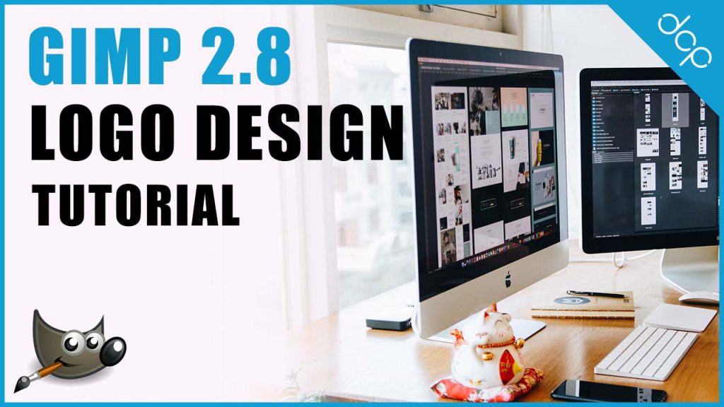 How to design a business Logo using GIMP 2.8 Video Tutorial