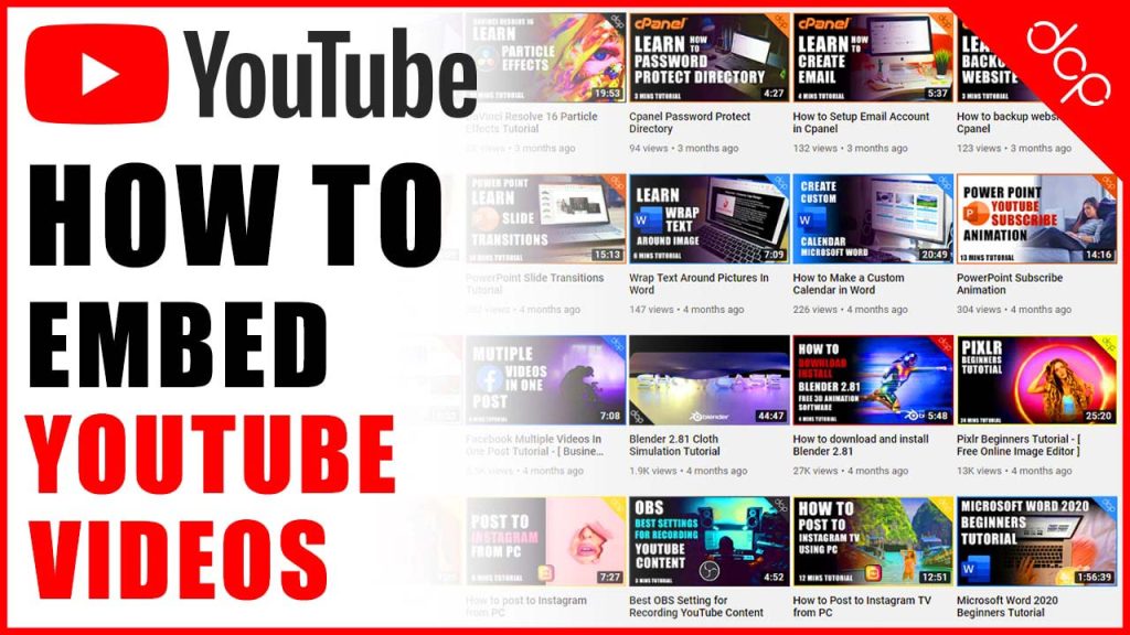 How to embed Youtube videos using CKEditor tutorial