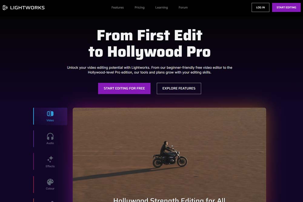 Lightworks – Professional Grade for Free