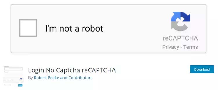 Login No Captcha reCAPTCHA Plugin
