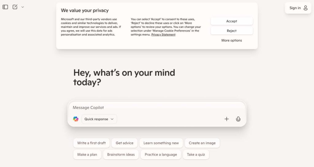 Microsoft Copilot - AI Agent