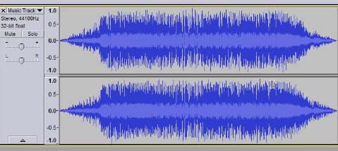 open audio file in audacity