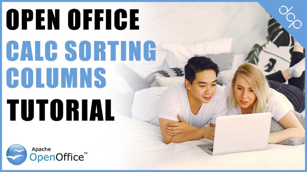 Open Office Calc Spreadsheets - Sort Columns - ascending order / descending order