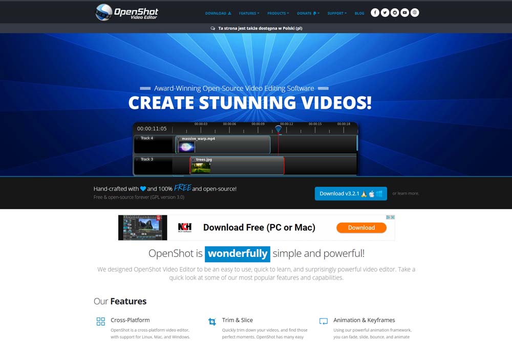 OpenShot – Easy to Use for Beginners