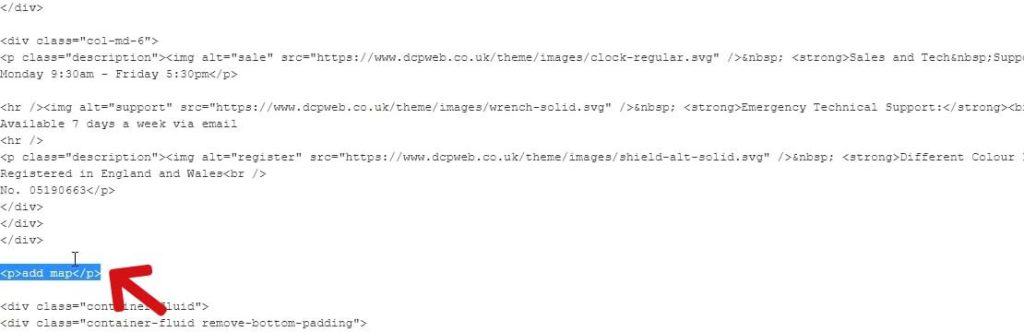 Place holder text source code
