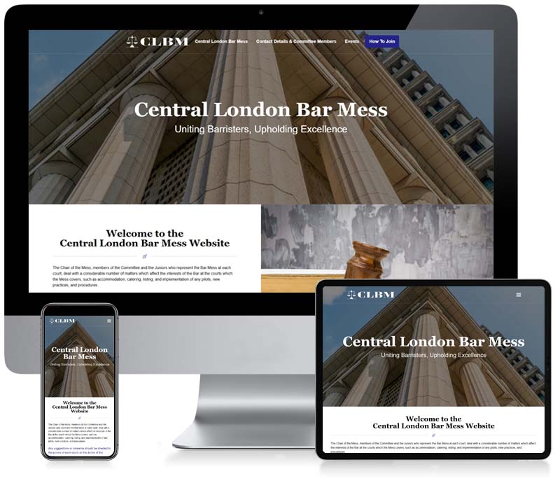 Central London Bar Mess - WordPress Web Design