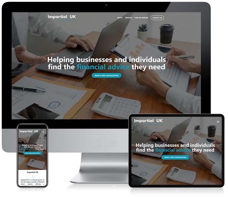 Impartial UK - Custom Web Design