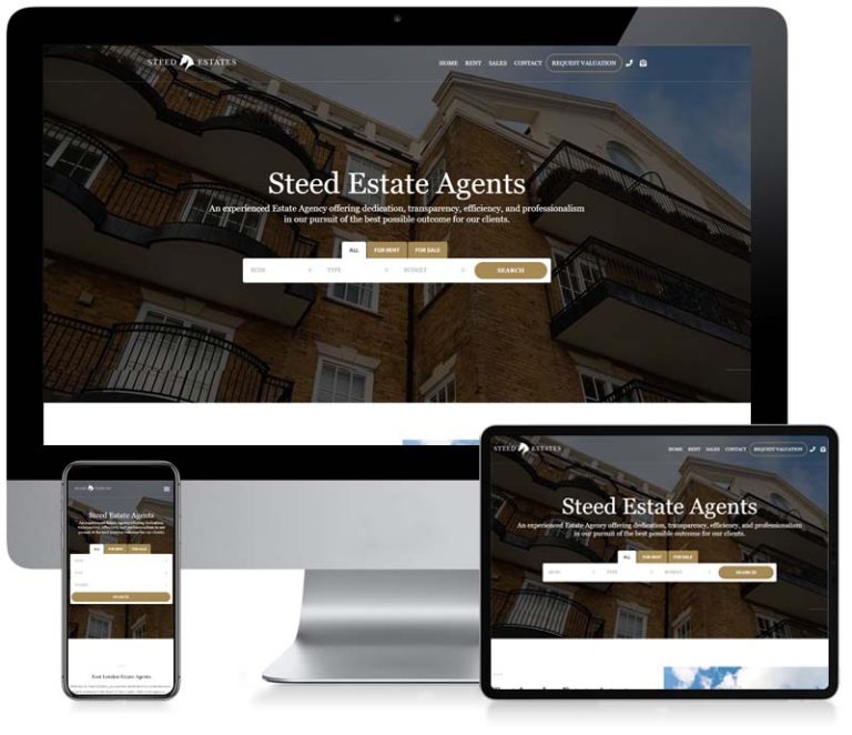Steed Estate Agents - WordPress Web Design