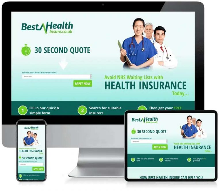 Best Health Insurance - Custom Website Design