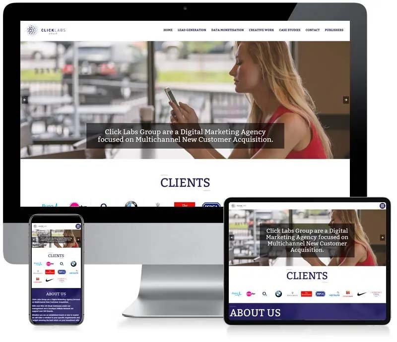 Click Labs Group - Company Web Design