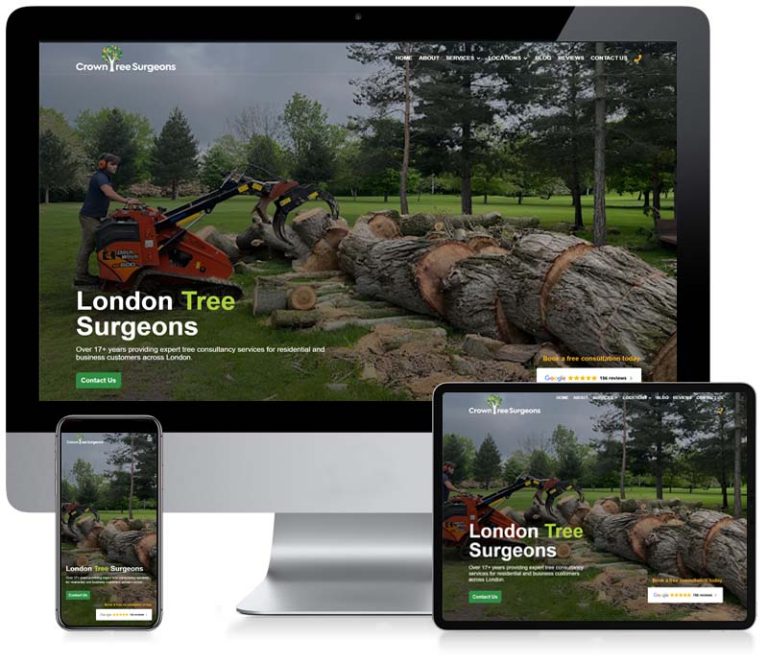Crown Tree Surgeons - Web Design