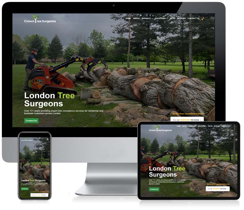 Crown Tree Surgeons - Web Design