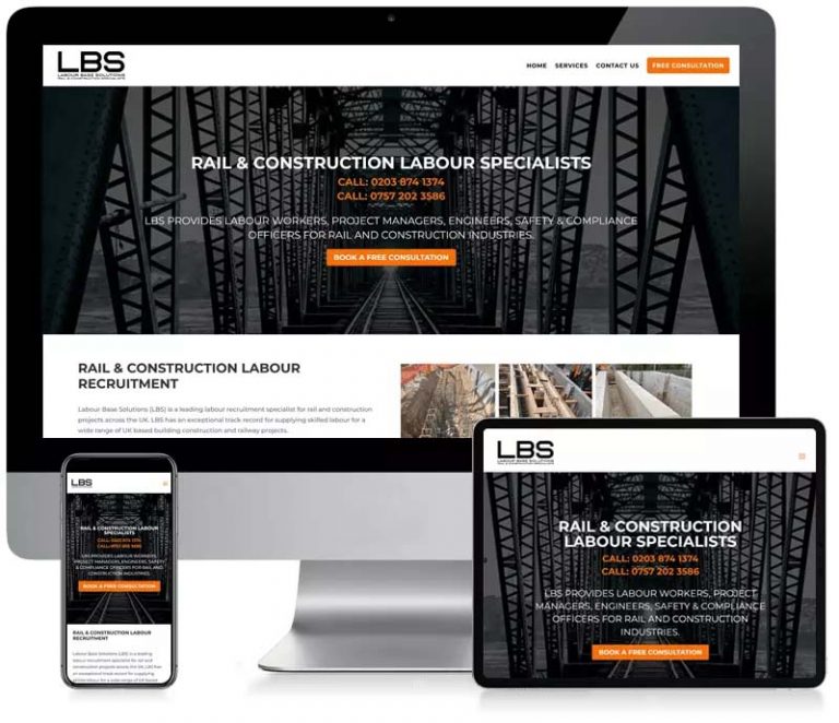 Labour Base Solutions - Custom CMS Web Design