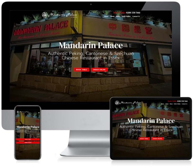 Mandarin Palace - Website Design