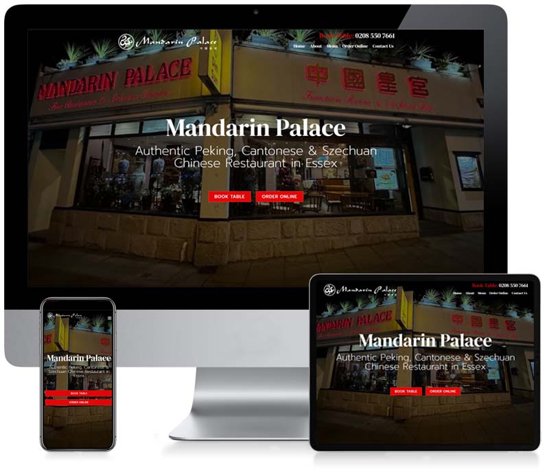 Mandarin Palace - Website Design