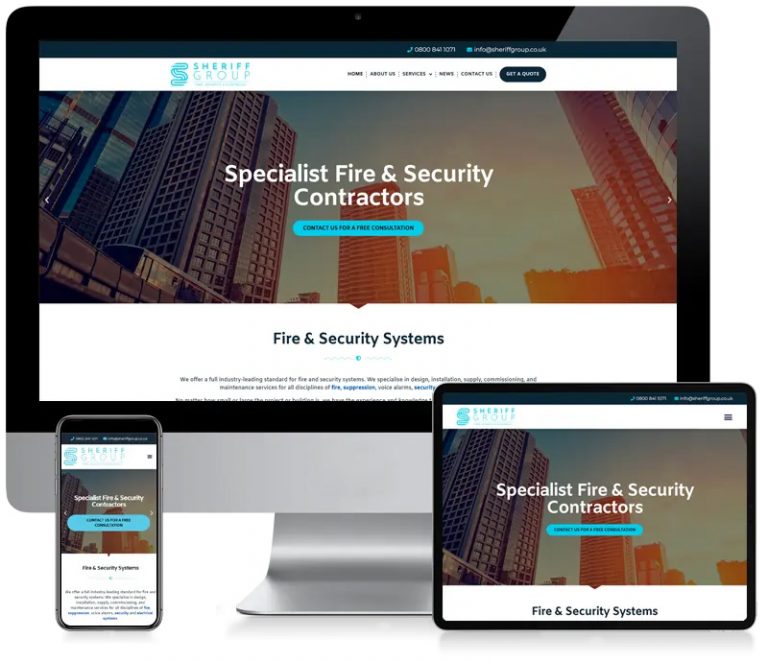Sheriff Group - Custom Website Design