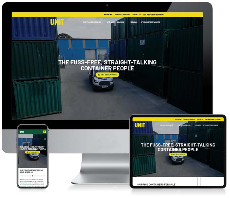 Unit Group - WordPress Web Design