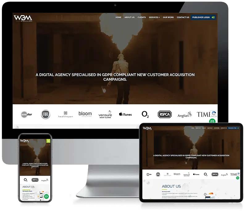 We Breathe Media - Company Web Design