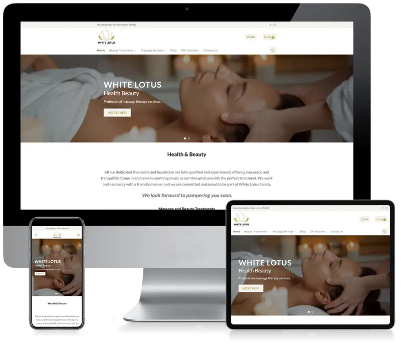 White Lotus - WooCommerce Website Design