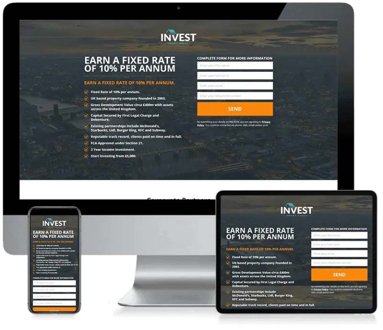Secure Investment Property Bond - Leadpoint Custom Website Design