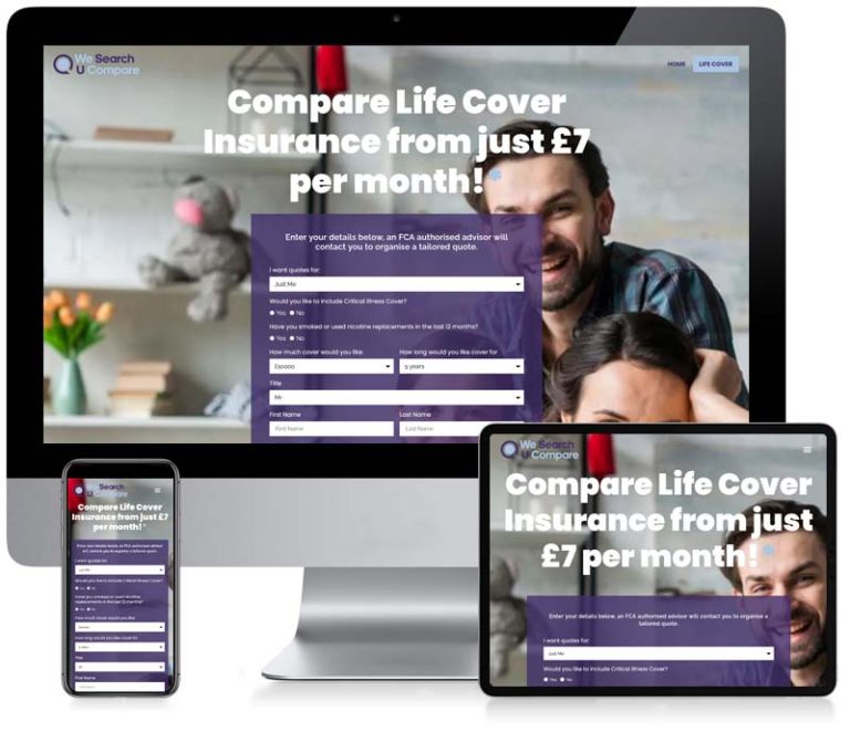 We Search U Compare - WordPress Web Design