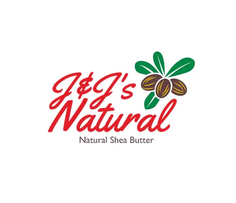 J&Js Natural Shea Butter - Company Logo Design