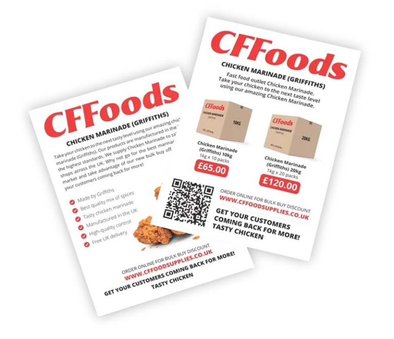 CFFoods - Leaflet Design
