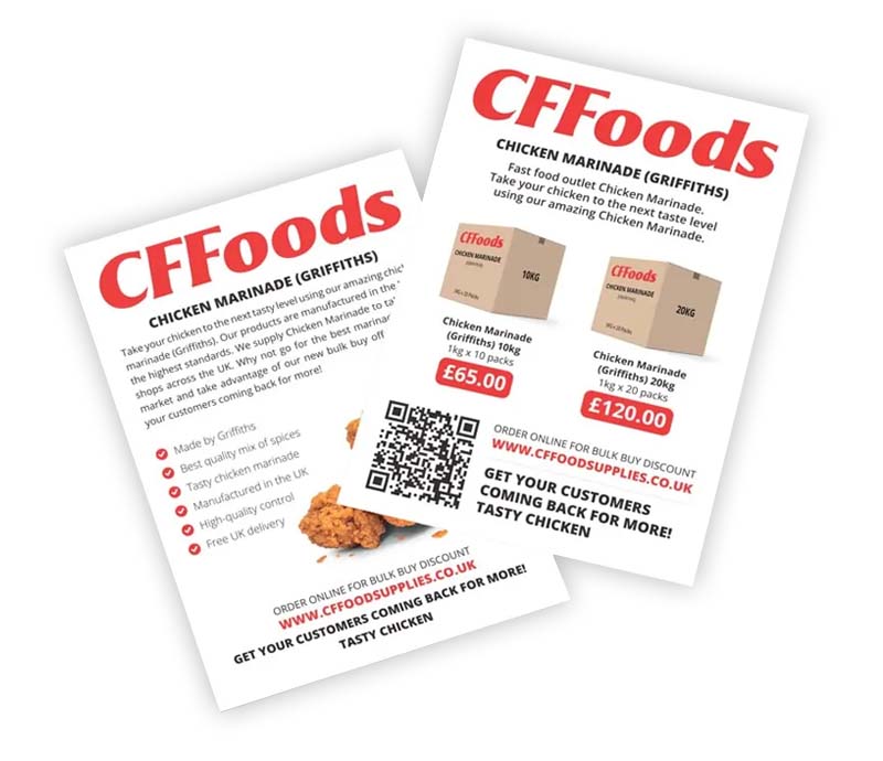 CFFoods - Leaflet Design