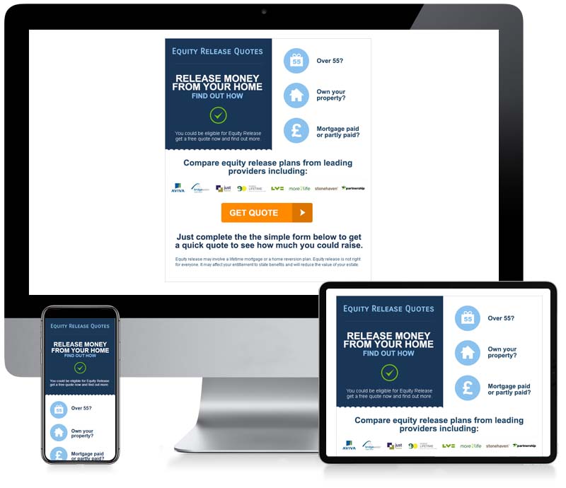 Equity Release Quotes - Newsletter Design