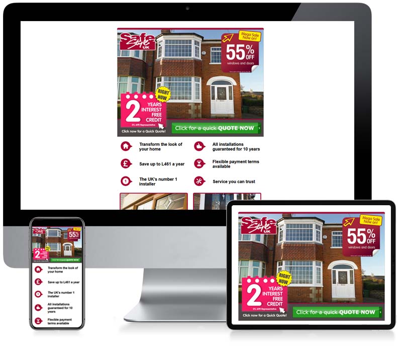 Safe Style Windows - Custom Email Creative Design