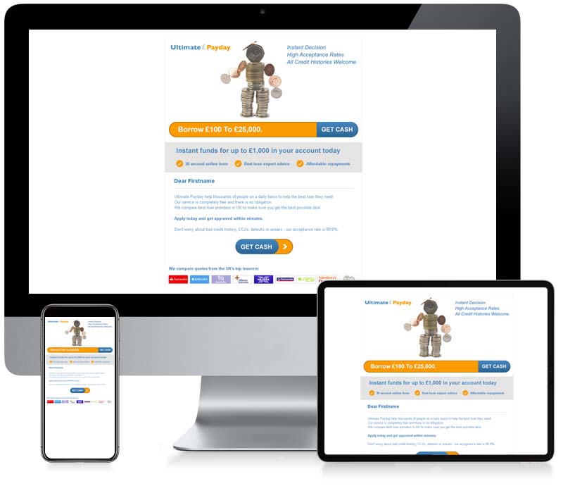 Ultimate Payday - Email Creative Design