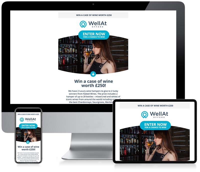 WellAt - Wine Creative Email Design