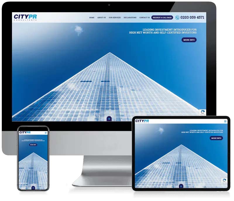 City PR Consultants - Marketing Web Design