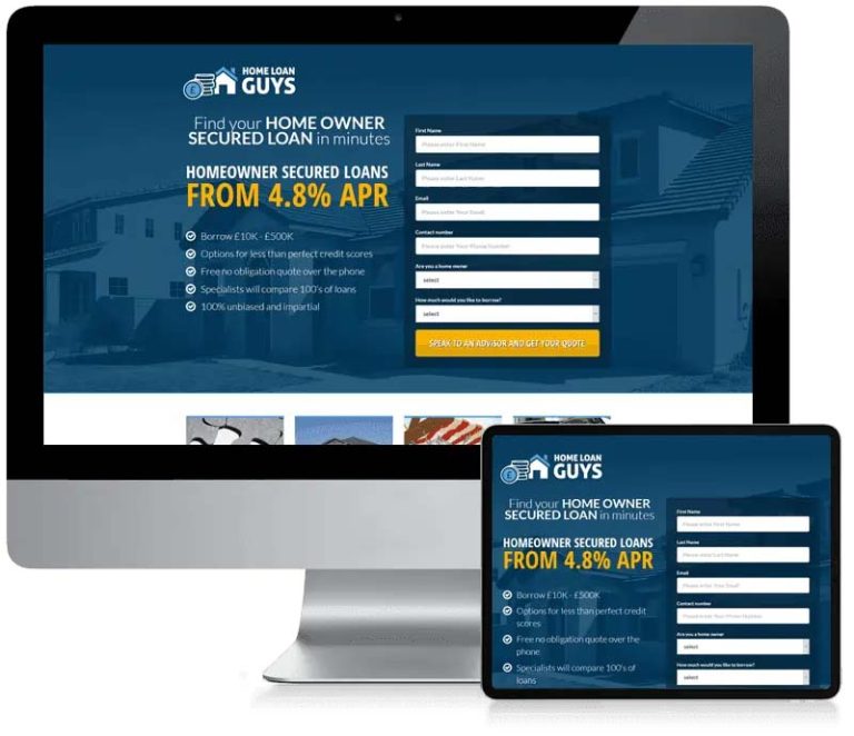 Home Loan Guys - Custom CMS Web Design