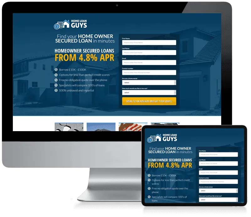 Home Loan Guys - Custom CMS Web Design