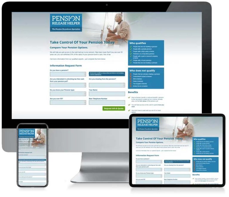 Pension Release Helper - Leadpoint Web Design