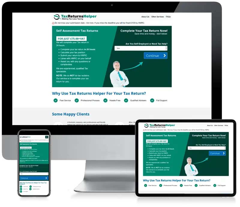 Self-Assessment Tax Returns Help - Custom Logo Design