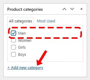 Select a product category